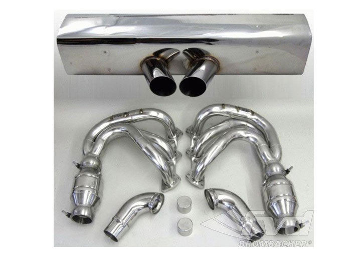 Exhaust System Race 997 GT3/RS Brombacher incl. RSR style tips