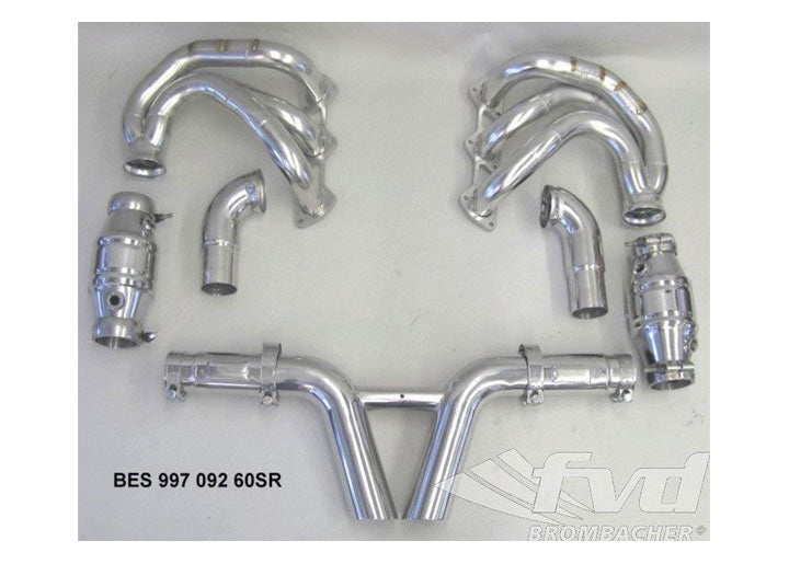 Exhaust System Race 997 GT3/RS Brombacher Super Sound  incl. RSR style tips