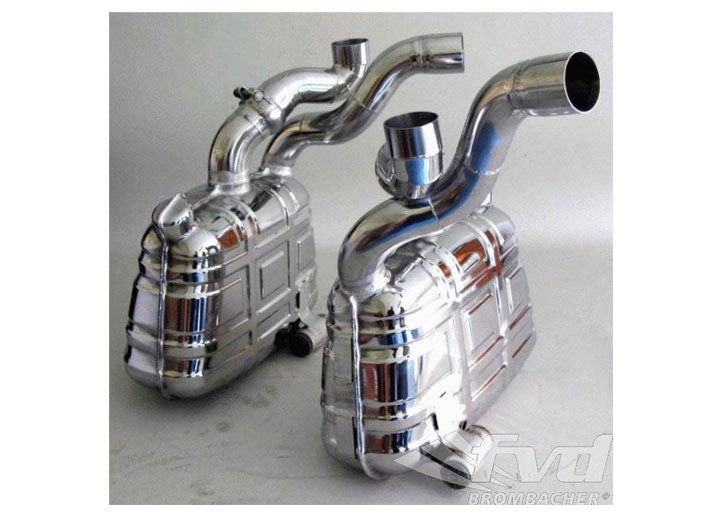 Sport Muffler  997.2 09-  Brombacher (Sound Version), Stainless Steel