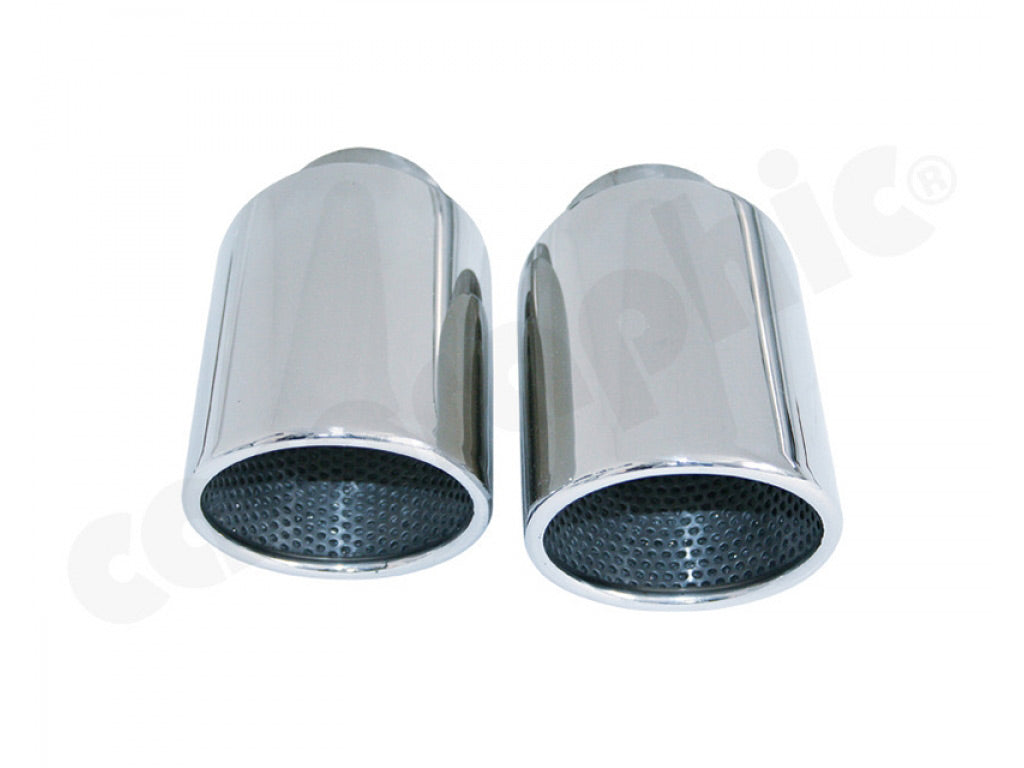 Cargraphic Tail Pipe Set Double End Polished