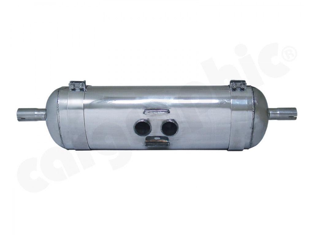 Cargraphic Silencer Super Sound Version with Round 89mm|Slash Cut|Open Tailpipes