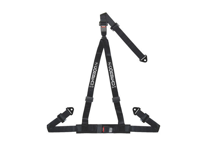 Corbeau 2-Inch Double Release Harness Belt, seat belt Black