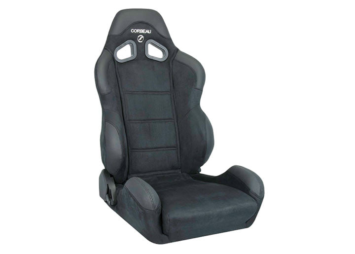Corbeau CR1 Seat, Black Microsuede Wide