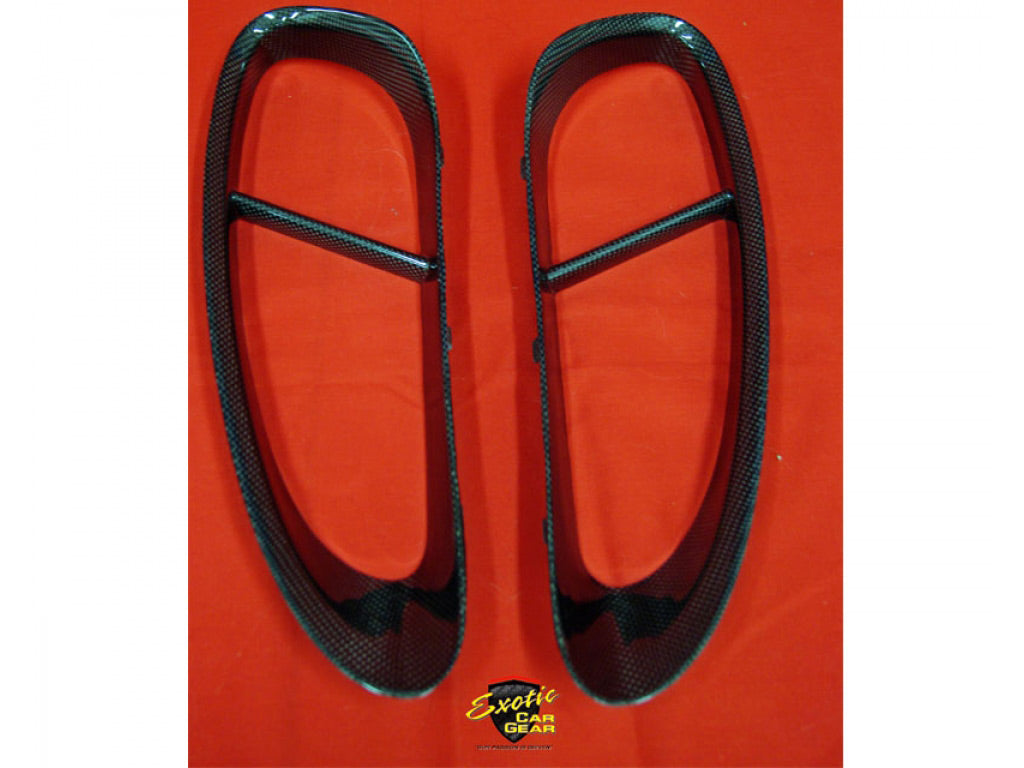 Exotic Car Gear Carbon Fiber Side Air Intakes for