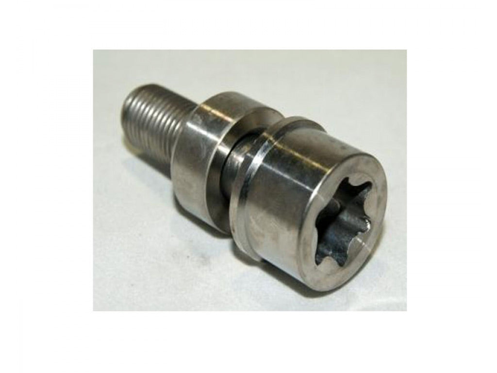 Exotic Car Gear Raw Finish 2 Piece Design Titanium Wheel Bolt Kit for