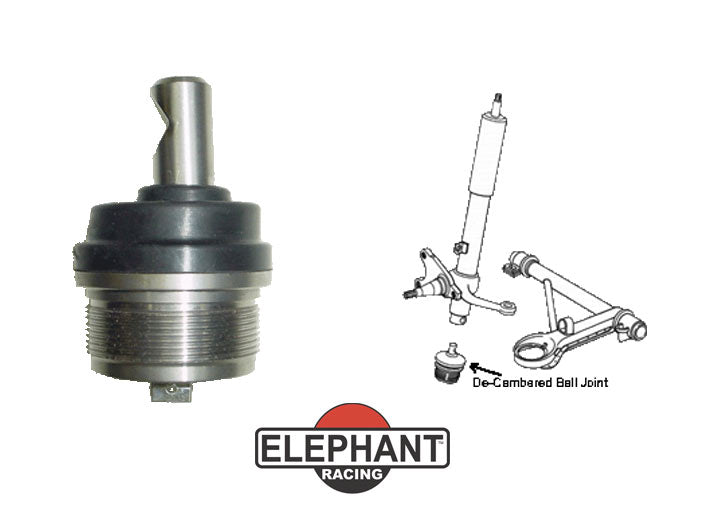 Elephant Racing de-cambered ball joint, pair