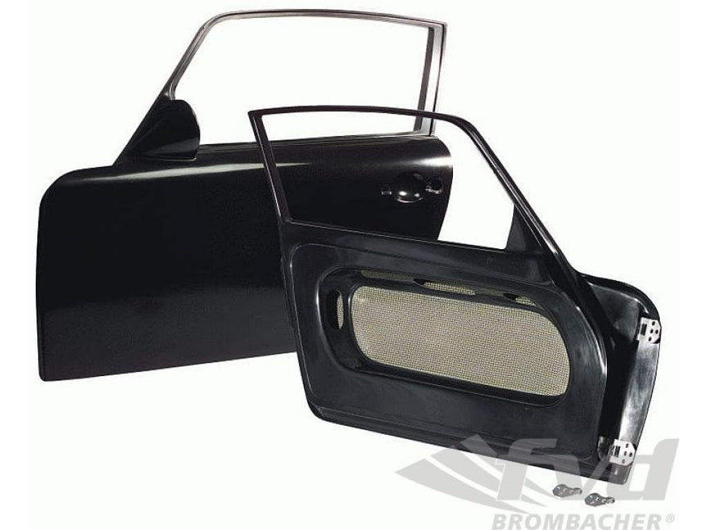 Door Set - EVO - Kevlar - Cup Mirrors with Drivers Side Vent Window