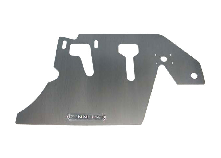 Rennline 914 Solid Aluminum Floorboard, Drivers Side, Silver