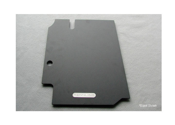 Rennline Solid Aluminum Floor Board, 356A Passenger Side, Black
