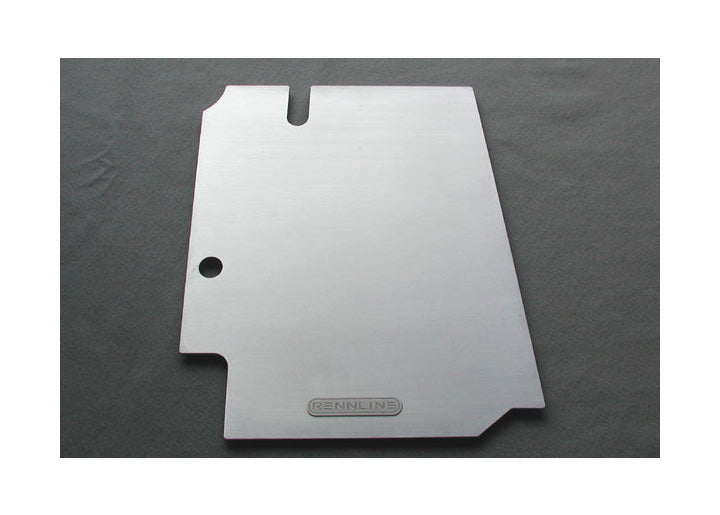 Rennline Solid Aluminum Floor Board, 356A Passenger Side, Silver