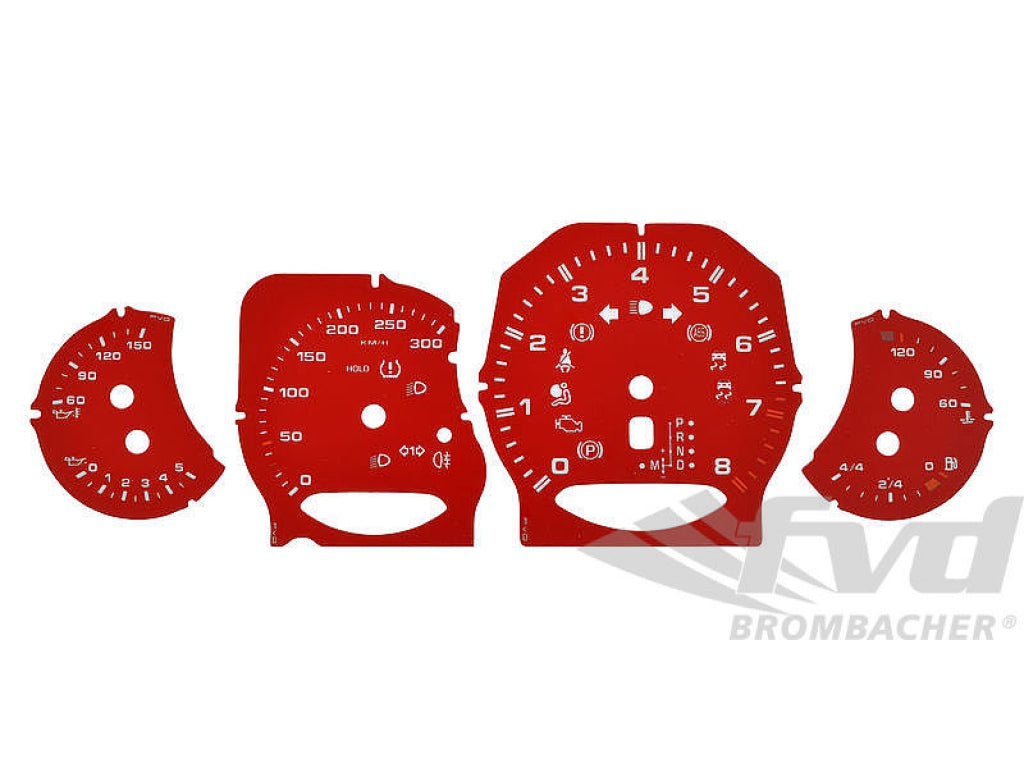 Cayenne GTS 958 Gauge Faces guards red kph Tiptronic