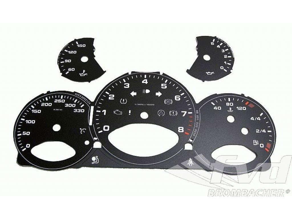 Gauge Faces black 997 Km/h, Shifter