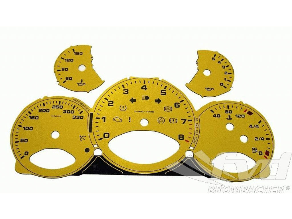 Gauge Faces speed yellow 997 Km/h, Shifter