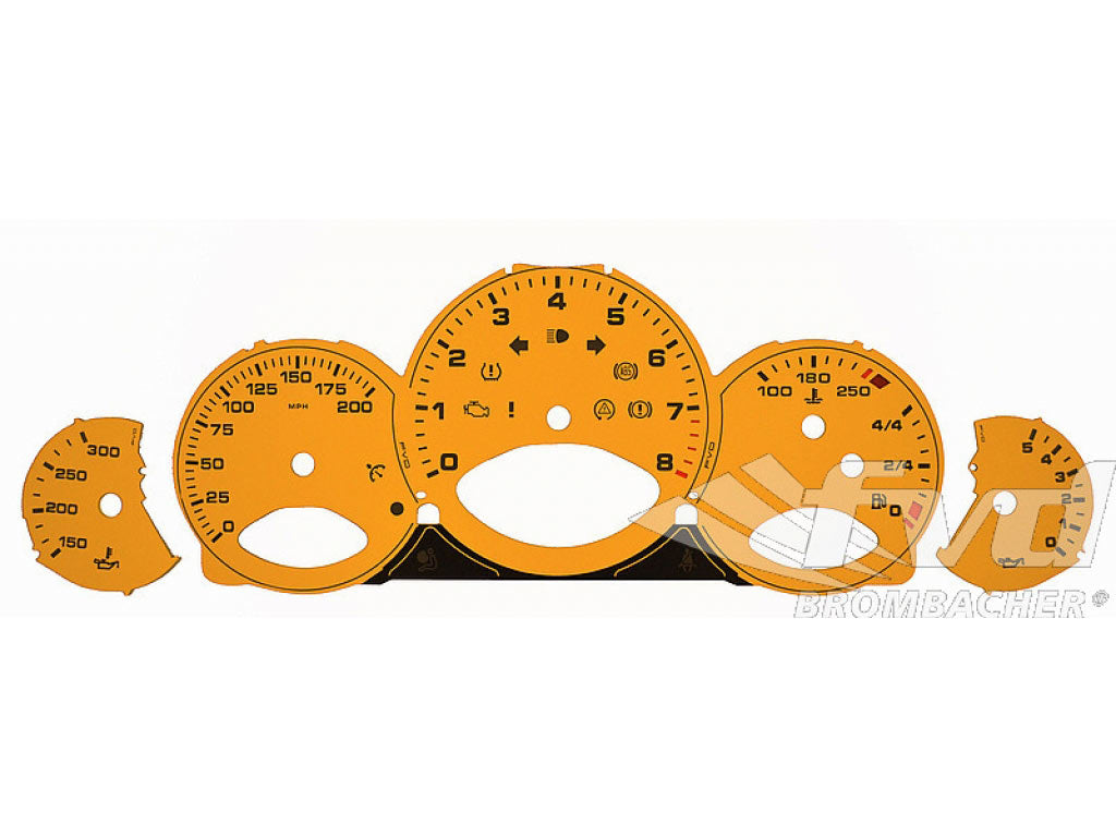 Gauge Faces speed yellow 997 MPH, Shifter