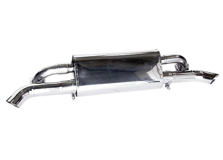 B&B Exhaust System, single inlet with twin 3