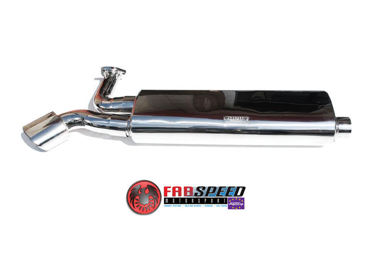 Fabspeed MaxFlo Cat-Back Exhaust System. Single outlet