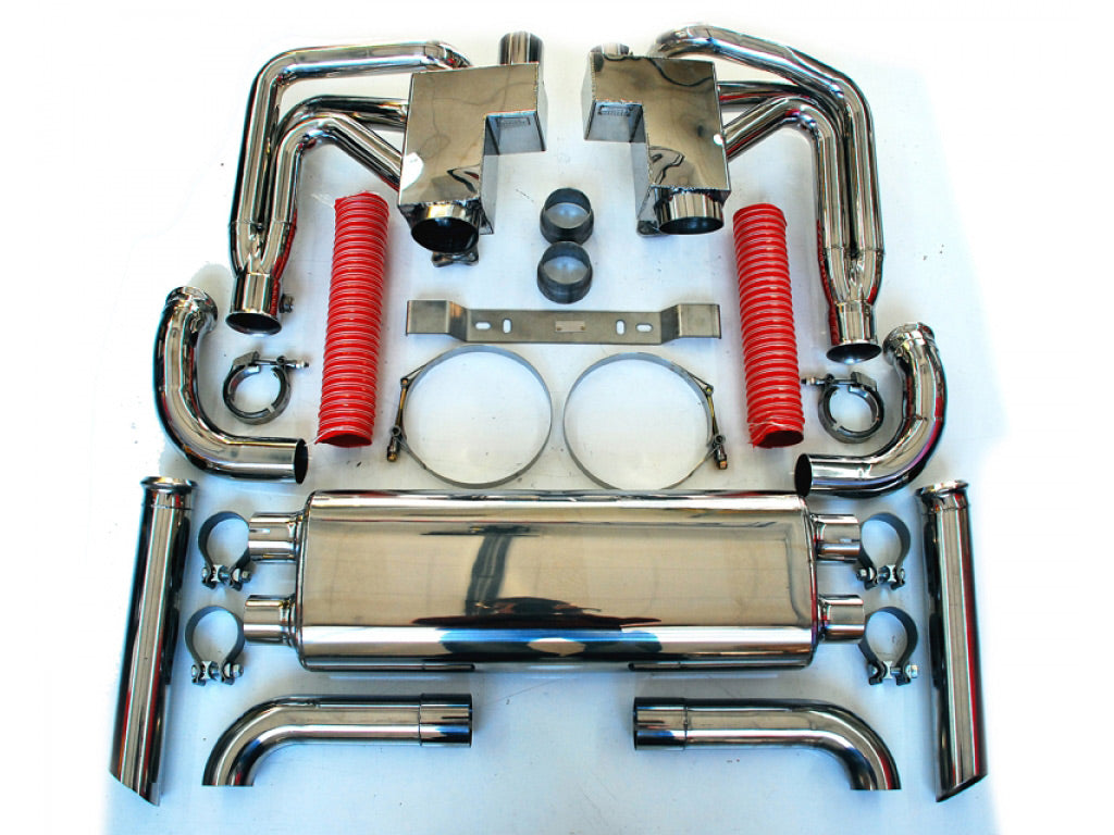 Fabspeed RSR Header Muffler Kit Without Heat|without Sport Cats and Tips