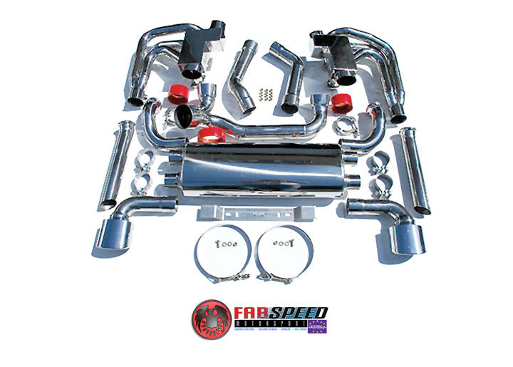 Fabspeed 964 Carrera RSR Header Muffler Kit with heat, sport cats