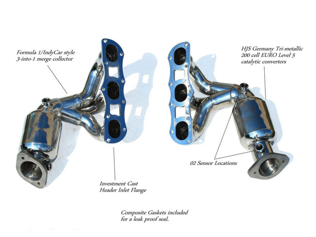 Fabspeed Headers with 200-Cell HJS Sport Cats