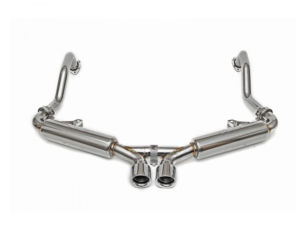 Fabspeed Race Exhaust System with Tips|Black Chrome
