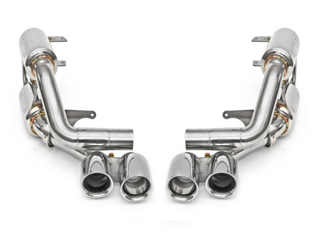 Fabspeed Exhaust System with Quad Style Polished Chrome Tips