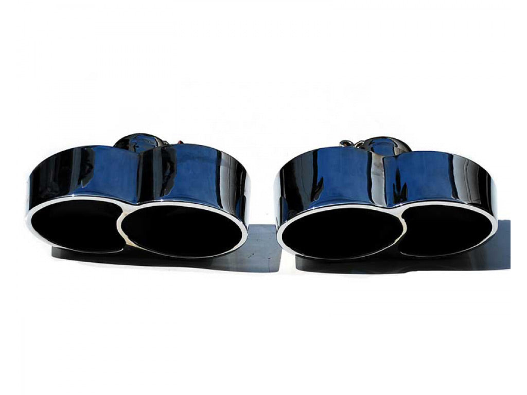 Fabspeed X-50 Style Tips|Polished Chrome for 3.4L Non-PSE Carrera|Fabspeed Exhausts Only