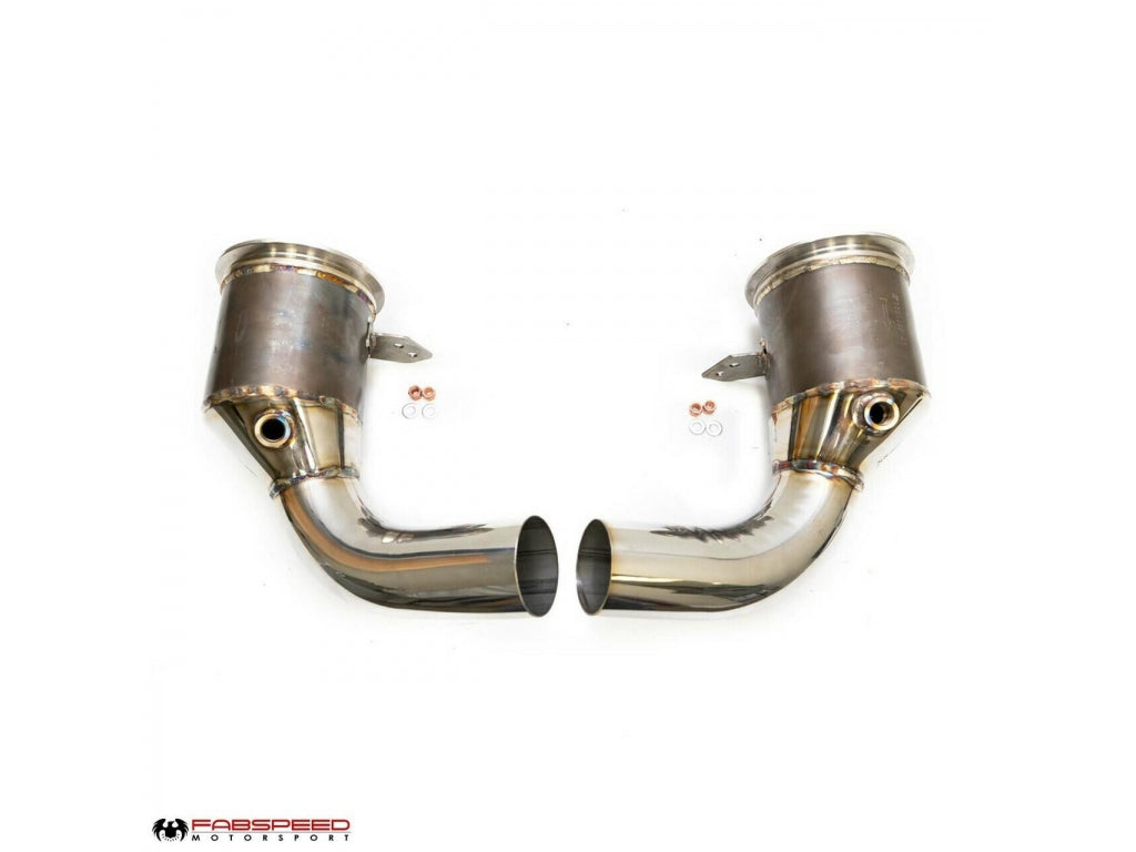 Fabspeed Porsche 992 Carrera Sport Catalytic Converters (2020+)