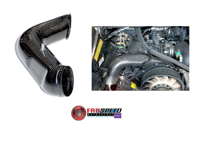 Fabspeed Carrera RS Carbon Fiber Heater Duct Bypass Pipe