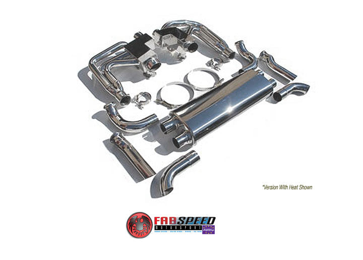 Fabspeed Maxflo RSR Header/Muffler Kit, Without Heat without sport cats