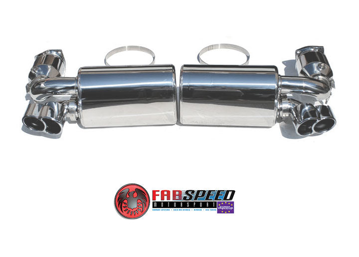 Fabspeed 996 GT2 70 mm Supersport X- Pipe Exhaust System