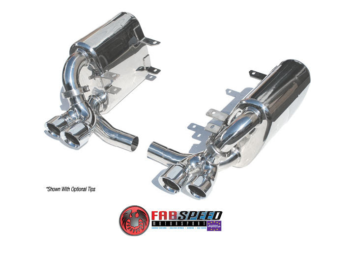 Fabspeed 996 Carrera Maxflo Performance Exhaust System with long Tips