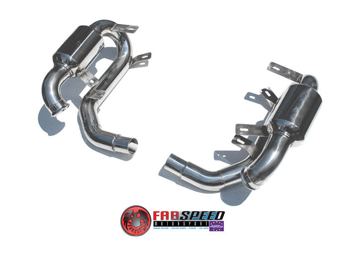 Fabspeed 996 Carrera Supercup Exhaust System with short tips