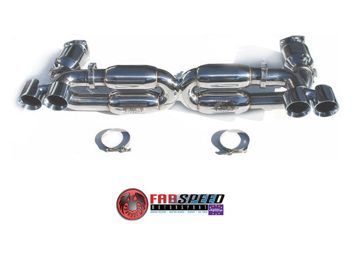 Fabspeed 911 Turbo Supersport 70MM X-Pipe Exhaust System
