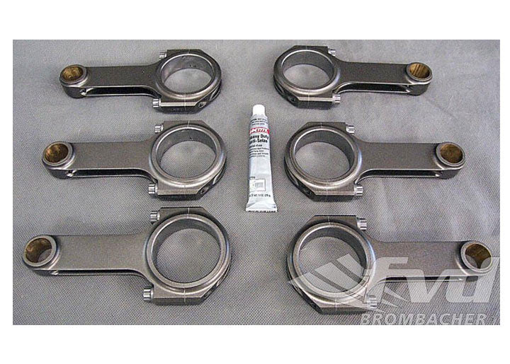 Carrillo Connecting Rod Set 911 3.2 L / 930 Turbo 3.3 L / 964 / 965 Turbo - WMC Bolts - 23 mm Pin