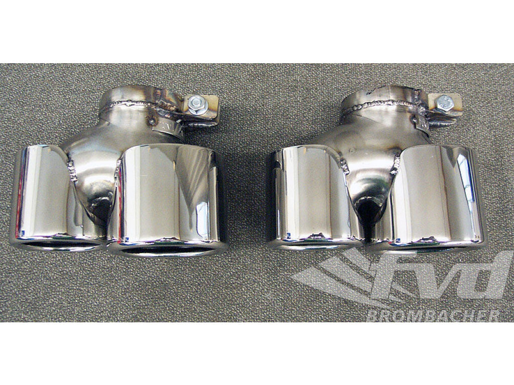 996 Turbo/GT2 Tail Pipes (2x89/76mm)