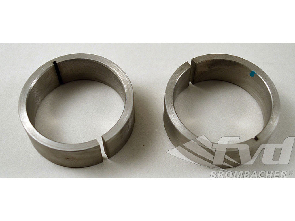 Adapter set for 997.1/3.6 -> 3.8S OEM Exhaust Tips (2pc.)