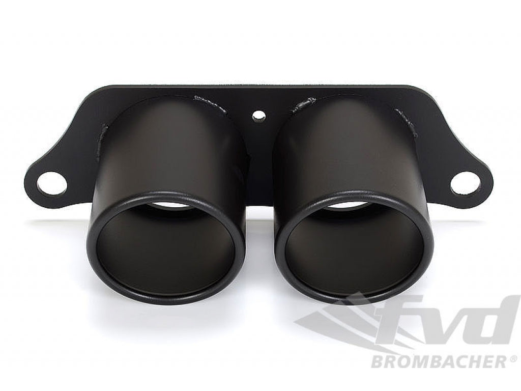 Exhaust Tips 997.1 GT3 / RS - Motorsports - 4 (2x 100mm) - Black Coated