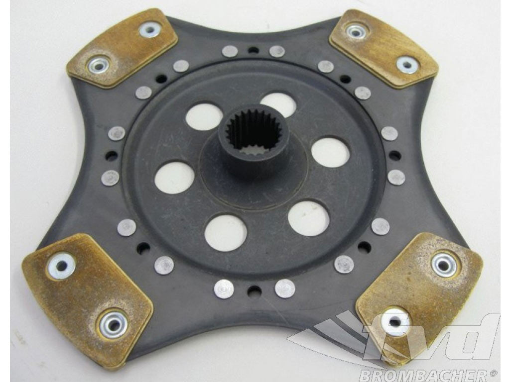 Rigid sintered clutch plate welded