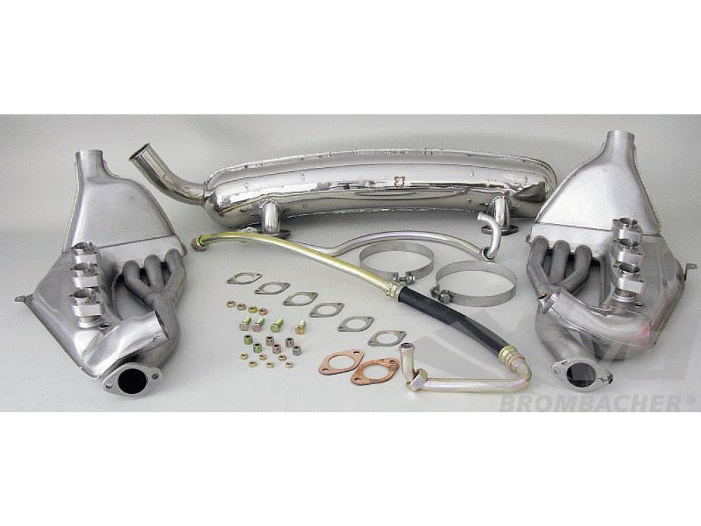 Free Flow Exhaust Kit 911 3.2 L - Sport - With Heat (SSI) - Single Outlet - o 70 mm Tip