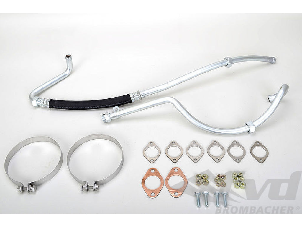 Oil Line Kit - for Early Style (1974) Dual Inlet Muffler / Dual Outlet Header / Exchangers