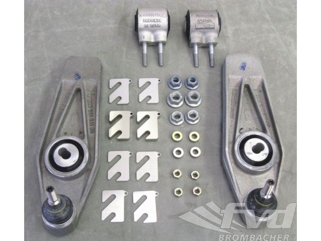 2-piece lower front control arm (set) without headlight adjustment