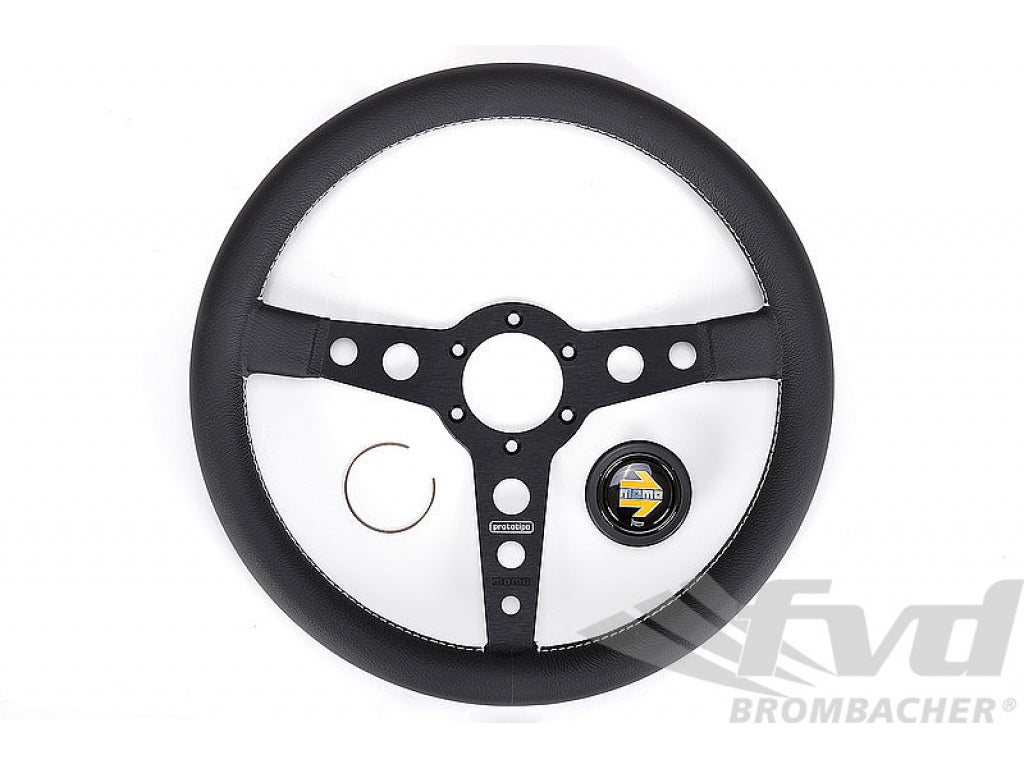 Steering Wheel - MOMO - Prototipo - Black Leather