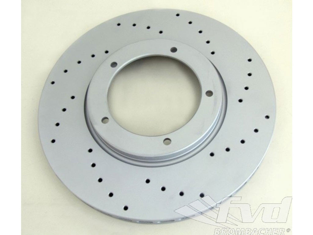 Drilled disc, front 282x20,5mm