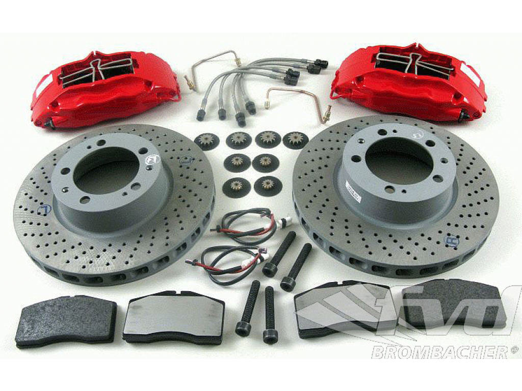 Sport Brake System Big Red front (4-piston) 322x32mm, drilled discs