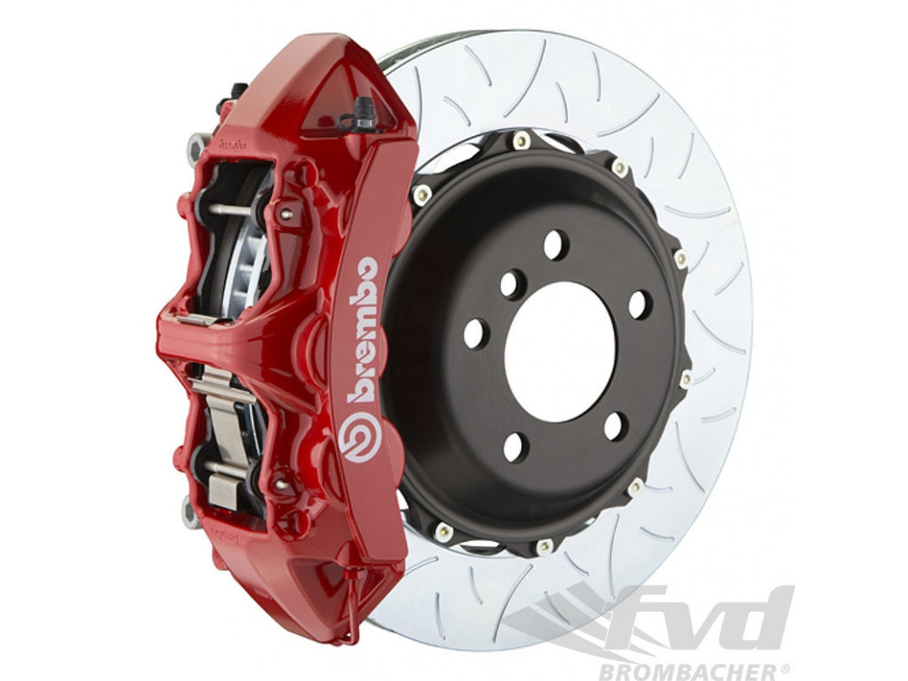Sport Brake System - FRONT - BREMBO GT - 6 Piston - Red Caliper - Type III - 380 x 32 mm- Check PCCB