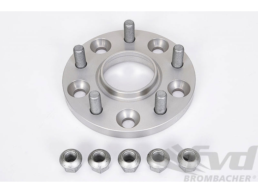 Spacer - 15 mm - Silver - Hub Centric - Sold Individually