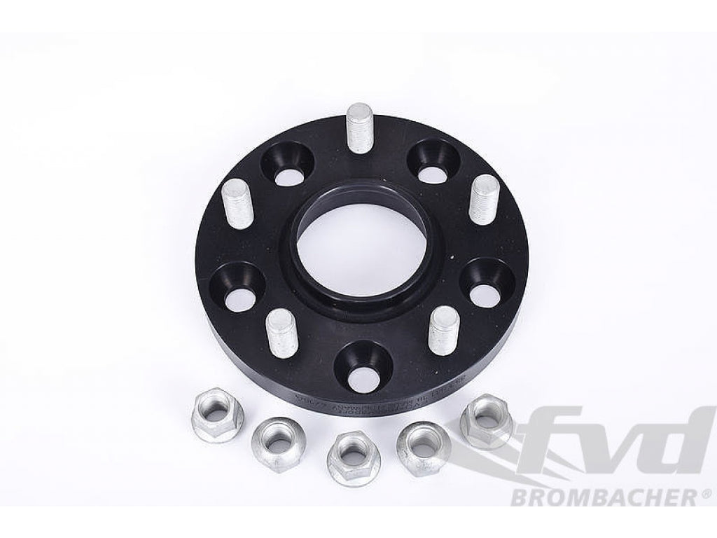 Spacer - 18 mm - Black - Hub Centric - Sold Individually