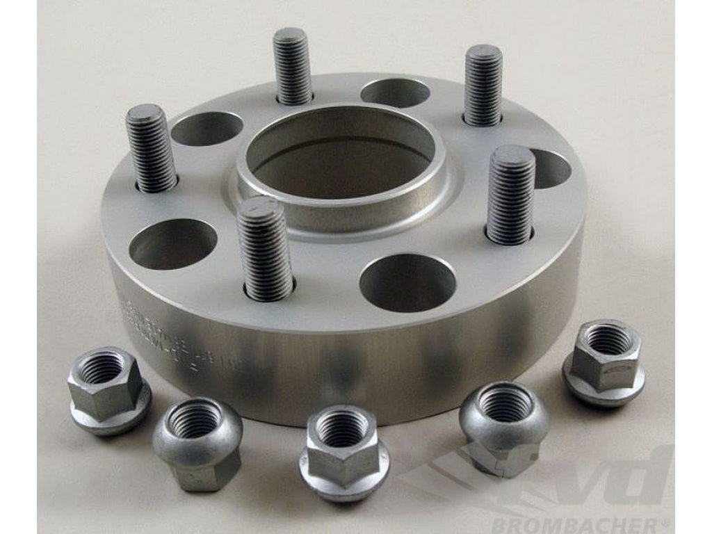 Spacer - 38 mm - Silver - Hub Centric - Sold Individually