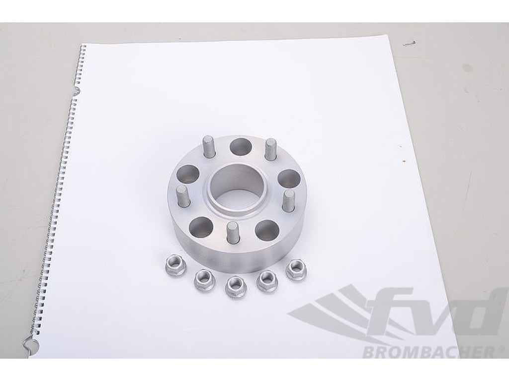 Spacer - 57 mm - Silver - Hub Centric - Sold Individually