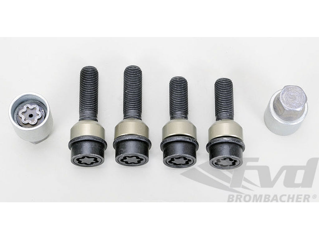Wheel Lock Kit - 7 mm Front + 15 mm Rear Spacers - Black